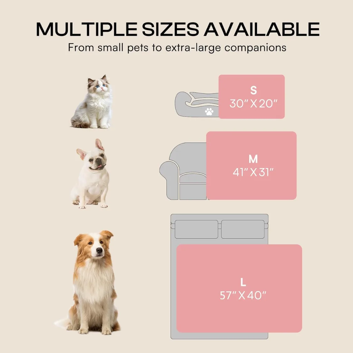 Soft Fleece Dog And Cat Blanket 300gsm Double Sided Coral Velvet Pet Throw Pink